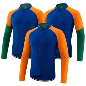 Maillot de Ciclismo MTB para Hombre, Estampado en Degradado, Manga Corta, Transpirable, Ligero, de Secado Rápido - Product Image 3