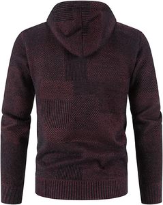 Sweat-shirt à capuche pour homme de qualité supérieure, couleur unie, chaud et confortable - Product Image 3