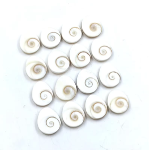 ลูกปัดพลอยธรรมชาติทรงหยดน้ำ Shiva Eye Shell Cabochons ขนาด 20*15 มม./18*15 มม./16*13 มม./14*11 มม. แบบหลวม - Product Image 2