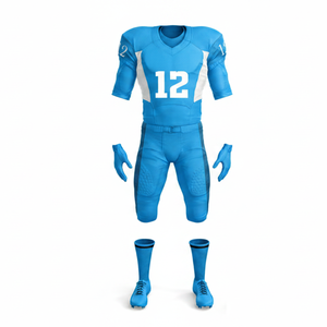 Uniformes de football américain en gros, imprimés, antibactériens, de qualité supérieure, ensembles personnalisés, design unique, 100% polyester - Product Image 4
