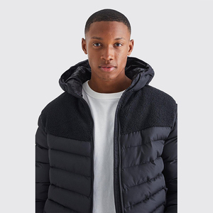 New Arrival Slim Fit Fashionable Spring <b>Varsity</b> <b>Jacket</b> Panel Design Standard Weight Custom Front <b>Plain</b> Wholesale Men's <b>Jackets</b> - Product Image 6