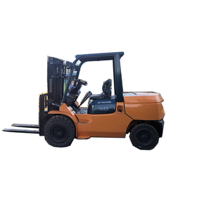 Chariot élévateur à moteur japonais d'occasion portable 02-7FDA50 5 tonnes diesel avec boîte de vitesses, pompe et moteur pour Toyota - Product Image 1