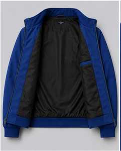 Chaqueta Casual de Alta Calidad para Hombre, Cuello Alto, Cierre de Cremallera, para Otoño - Product Image 4