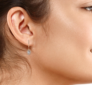 Wholesale IGI Certified Lab Grown <b>Diamond</b> Vintage Gold Plated Drop <b>Earrings</b> for Women-Wedding & Anniversary Gift Jewelry - Product Image 4