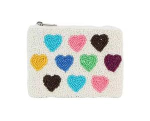 Porte-monnaie brodé de perles et de cristaux, motif dessin animé mignon, fait main, pochette en perles, cadre métallique, couleur et logo personnalisables, style vintage - Product Image 1
