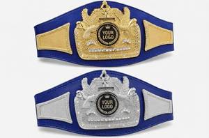 เข็มขัดแชมป์มวยแบบกำหนดเอง ดีไซน์เฉพาะตัว ทำจากหนัง เข็มขัดแชมป์ MMA แบบกำหนดเอง - Product Image 1