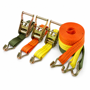 Correa de Trinquete de Poliéster Premium de Alta Resistencia de 38 mm y 2000 kg con Ganchos de Alambre, Fabricante Profesional para Logística - Product Image 4