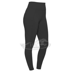 Leggings d'équitation pour femmes à taille haute avec grip en silicone, collants d'équitation à assise intégrale, pantalons d'équitation - Product Image 1