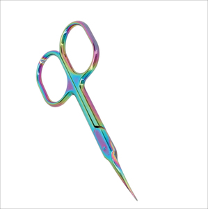 Outil de soin des ongles personnel, ciseaux à cuticules de style russe, lame incurvée extra-affûtée de 3,5 pouces avec étui, soin de beauté - Product Image 2