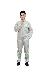 Conjunto de Uniforme de Trabajo de Alta Visibilidad para Hombre, Manga Larga, TC |   Duradero, Cómodo, Transpirable, Antiarrugas, FMF Vietnamita - Product Image 5