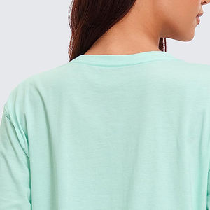 T-shirt court pour femmes, couleur unie, ouverture sur le devant, t-shirt de sport, t-shirt décontracté streetwear, respirant, t-shirts courts pour femmes - Product Image 5