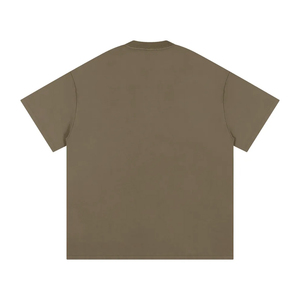 High Quality Wide Boxy <b>Blank</b> t Shirt Heavy <b>Weight</b> Cotton Tshirt Oversized Black White T-shirt for Men - Product Image 4