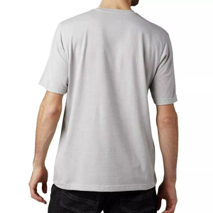 Camiseta lisa al por mayor con logotipo personalizado de tu marca para hombre, 100% algodón, camisetas blancas para hombre para venta en línea - Product Image 2