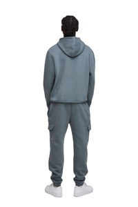 Ensemble de survêtement homme tendance : sweats à capuche et pantalons de jogging personnalisables avec logo – Collection printemps-automne en molleton – Ensemble 2 pièces - Product Image 1