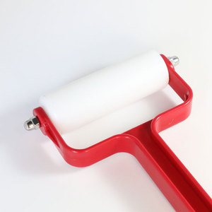 Plastic Dough Roller with Handle 10cm Baking Pastry <b>Rolling</b> <b>Tool</b> Lightweight Non Stick Surface Hand Wash Only Korea Made - Product Image 2