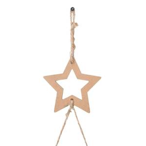 Arbre de Noël suspendu en branche naturelle de 39,4 x 82,7 pouces avec étoile en sommet, décoration festive pour les fêtes - Product Image 6
