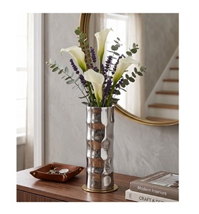 Premium Hot SaleMetal Handicraft Flower Vase Metal <b>Mirror</b> Polish Antique Designs Premium Colorful Home /Wedding Decoration Vase - Product Image 1