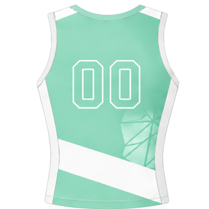 Fabricante de Uniformes Deportivos sin Mangas Color Verde Menta, Ropa de Entrenamiento para Equipos, Ropa Deportiva Personalizada - Product Image 2