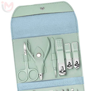 7 In 1 <b>Nail</b> <b>Kit</b> Stainless Steel Manicure Tools Set Portable Bag Classic Style Adult Use - Product Image 2