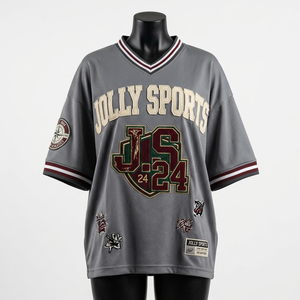 Vestido de Fútbol de Malla Gris para Mujer, Jersey de Poliéster de 220 GSM, Bordado con Logotipo Personalizado, Jersey de Fútbol Femenino - Product Image 1