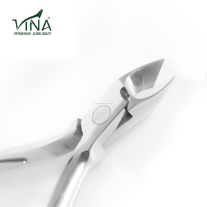 Pince à ongles en acier spécial Vina VNN-19 avec revêtement OEM gris, lame incurvée, poignée carrée pour une coupe nette - Product Image 6