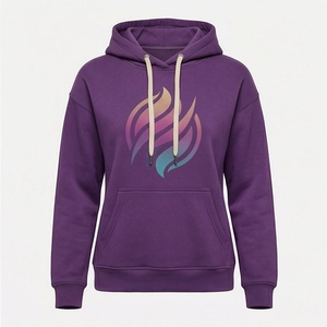 Women Pullover Streetwear Hoodie Casual Crop <b>Top</b> <b>Coat</b> Clothing Customized Color Western Oversized Sweatshirt Fashion - Product Image 1