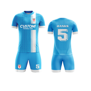 Uniforme de football unisexe entièrement personnalisé, séchage rapide, écologique, respirant, meilleur prix de gros, service OEM personnalisé, dernier design - Product Image 2