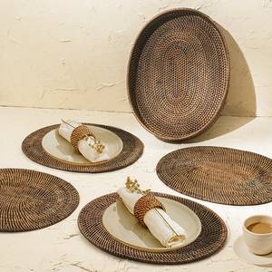 Anneaux de serviette en bambou tissé classiques personnalisés, écologiques, en stock, pour cadeaux - Product Image 3