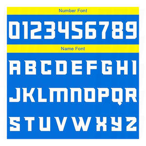 Ensemble de vêtements de sport personnalisés unisexe en maille polyester pour le basketball, bleu et jaune, respirant, maillot et short - Product Image 3