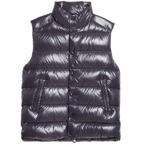 Gilet matelassé chauffant à capuche pour homme avec rembourrage en duvet thermocollé, service OEM, broderie, vêtement d'extérieur sans manches - Product Image 1