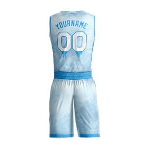 Conjunto de uniforme de baloncesto reversible personalizable ropa deportiva transpirable con diseño impreso camiseta de sublimación para hombres y mujeres - Product Image 2