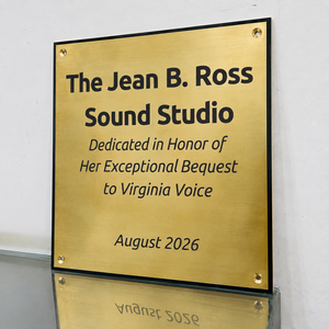 Custom <b>Engraved</b> Modern Handmade Brass Memorial <b>Plaque</b> with Black Lettering for Memorials - Product Image 3