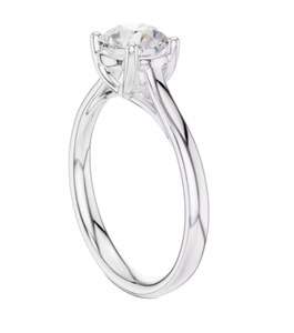 แหวนเพชรสังเคราะห์สำหรับผู้หญิงแหวนเพชรทอง18K สีทอง9K 14K 22K - Product Image 1