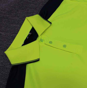 Camiseta Polo de Seguridad Reflectante de Alta Visibilidad, Manga Corta, Ropa de Trabajo para Hombre, Uniforme de Alta Visibilidad, Material de Poliéster - Product Image 3