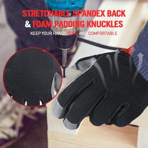 Guantes Resistentes al Calor de Alta Calidad, Diseño Moderno, Protección de Cuero Industrial para Manos, Guantes de Trabajo Mecánico - Product Image 2