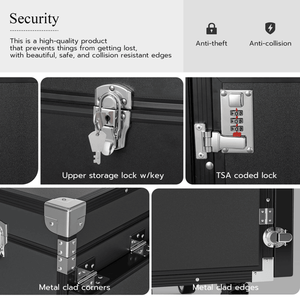 Portable Foldable Rolling <b>Manicure</b> <b>Table</b> Desk 2 Desktop Cosmetic Trol for Nail Teaching Makeup Case-Practical Portable Nail - Product Image 6