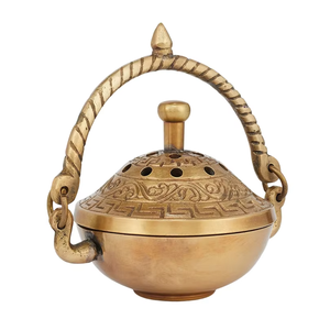 เตาอุ่นน้ำมันหอมระเหยโลหะทรงเรขาคณิต สำหรับชุดก้านไม้หอมและเทียนหอม ใช้กับน้ำมันหอมระเหยสำหรับกระจายกลิ่น - Product Image 1