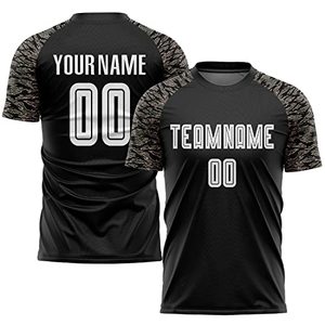 Maillot de football personnalisé par sublimation, ensemble de maillots de football Massee Sports en nylon/coton, séchage rapide, motif 3D, fermeture à cordon, unisexe - Product Image 1