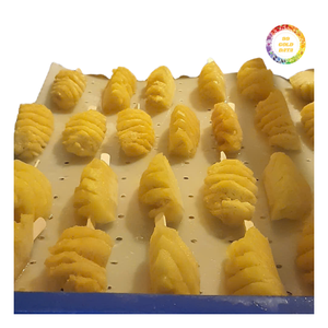 Trozos de piña congelados, dulces cubos de fruta tropical para batidos, jugos, postres, ingredientes de panadería, empaque a granel para restaurantes - Product Image 3