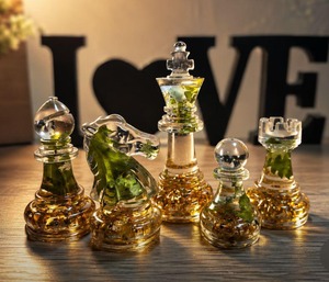 High-End Modern Handmade Eco-Friendly <b>Chess</b> <b>Set</b> Resin <b>Chess</b> Board in Gift Box for Artistic Resin <b>Chess</b> Pieces - Product Image 3