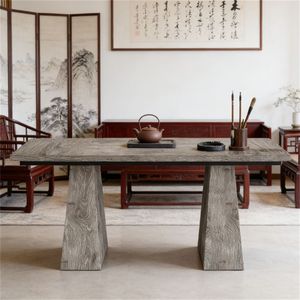 Modern Administrative <b>Desk</b> Computer <b>Desk</b> and Dining Table with Stylish Design for Home Office and Writing Space - Product Image 2