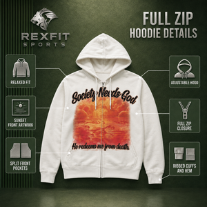 Sweat à capuche zippé blanc épais personnalisé pour homme, style streetwear oversize, impression numérique, 100% coton, couleur unie, marque privée, vente en gros, OEM - Product Image 4