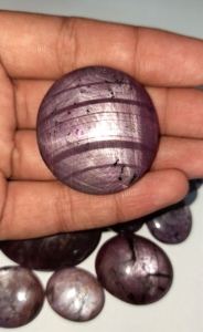 Tự nhiên Sao <span class=keywords><strong>Ruby</strong></span> Cabochon Chất lượng cao flatback chữa bệnh tinh thể bán buôn số lượng lớn lỏng đá quý chakra tinh thần Reiki nguyên 5kg - Product Image 3