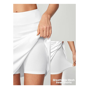 OEM Custom Breathable Plus Size Tennis Skirt-High Quality 100% Polyester Sportswear Manufacturer - Product Image 6