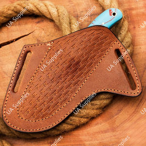 Couteau de chasse et de camping 8 pouces, fait main, en acier, avec lame pleine et manche en résine, à dos droit, pour cowboy, boucher de bœufs, vente en gros - Product Image 6