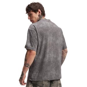 Camiseta personalizada para hombre con lavado ácido 100% algodón hombro caído Vintage de talla grande transpirable Jersey estilo casual camisas - Product Image 4