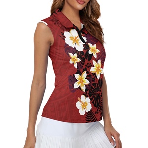New Design Women's Badminton Jersey Uniform Quick Dry Spandex/Nylon V Neck Sleeveless Wholesale <b>Sports</b> <b>Apparel</b> - Product Image 3