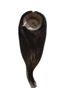 Topper de cheveux Remy Style Body Wave pour femmes avec Mono Base Technique Grade Taz Bangladrsh Indian Hair Topper - Product Image 6