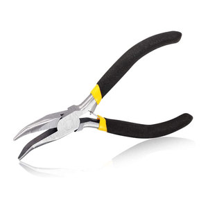 Jewelry Nose Plier Professional Jewelry Repair and <b>Crafting</b> Tool Stainless Steel Precision Beading <b>Wire</b> Shaping Pliers - Product Image 1