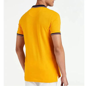 Polo de Alta Visibilidad para Hombre, OEM, Precio Económico al por Mayor, Súper Calidad, Amarillo, Mejor Color, Mejor Diseño, Logotipo Frontal - Product Image 6
